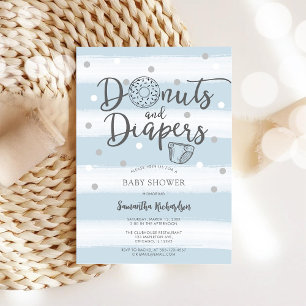 Donuts & Windeln Babyparty-Einladung Einladung