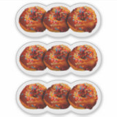 Donuts With Sprinkles Custom-Cut Vinyl Sticker (Vorderseite)