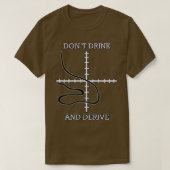 Donx27t trinken und ableiten 1 T-Shirt (Design vorne)