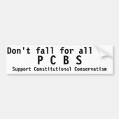 Dony Fall für das PCBS Autoaufkleber (Vorne)