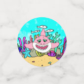 Doo DOO Doo Baby Shark Birthday Party Konfetti (Klein Vorderseite)