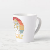 Dood Papa Poodle Papa Liebhaber von Fresken Milchtasse (Rechte Ecke)