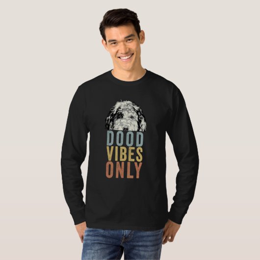 Dood Vibes Only Sheepadoodle Doodle Mama Sheeppoo T-Shirt (Vorne ganz)