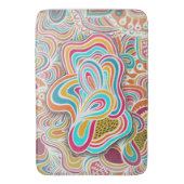 Doodelling-Party Badematte (Vorderseite Vertikal)