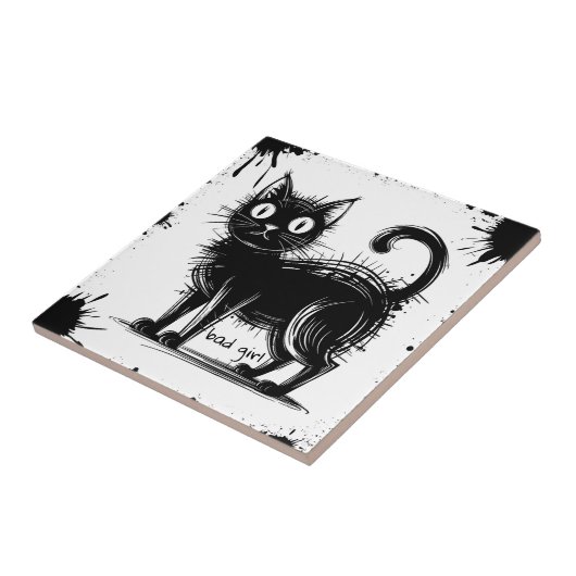 Doodkatze Fliese (Seite)