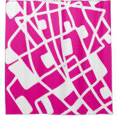 Doodle 100 duschvorhang (Vorderseite)