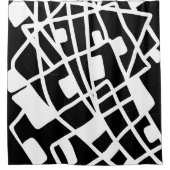 Doodle 100 duschvorhang (Vorderseite)