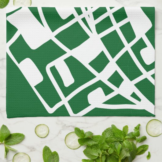 Doodle 100 geschirrtuch (Gefaltet)