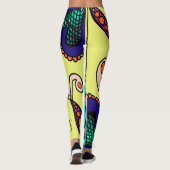 Doodle 1E Colors2 Leggings (Rückseite)