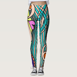 Doodle 1E Colors2 Leggings