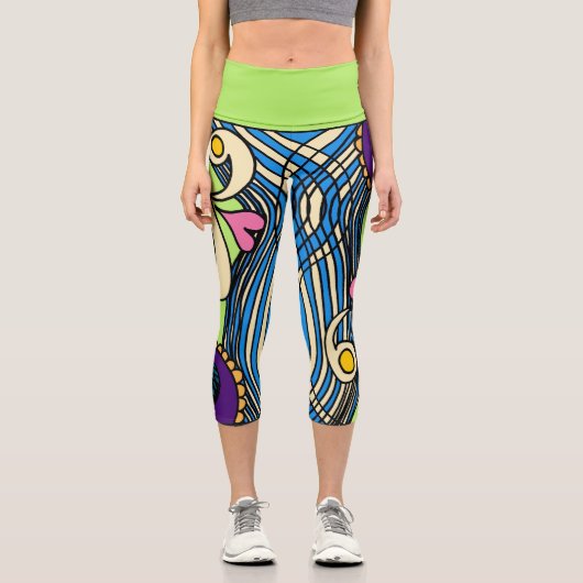 Doodle 1E Colors 1 Leggings (Vorderseite)