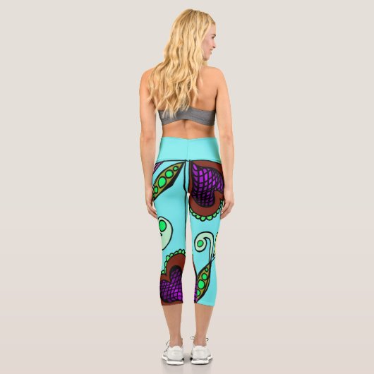 Doodle 1E Colors 2 Leggings (Rückseite)