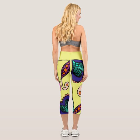 Doodle 1E Colors 3 Leggings (Rückseite)