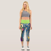 Doodle 1E Farben 1 Leggings (Vorderseite)
