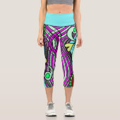 Doodle 1E Farben 2 Leggings (Vorderseite)
