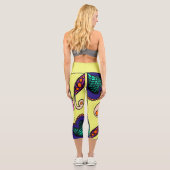 Doodle 1E Farben 3 Leggings (Rückseite)