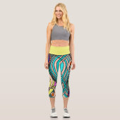 Doodle 1E Farben 3 Leggings (Vorderseite)