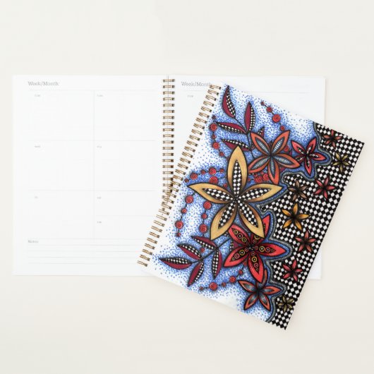 Doodle Abstract Floral Planer (Anzeige)