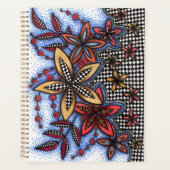 Doodle Abstract Floral Planer (Vorderseite)
