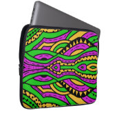 Doodle Abstrakt 34 Laptopschutzhülle (Vorne Rechts)