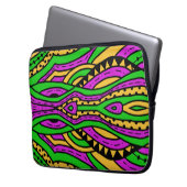 Doodle Abstrakt 34 Laptopschutzhülle (Vorderseite Links)