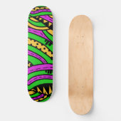 Doodle Abstrakt 34 Skateboard (Vorderseite)