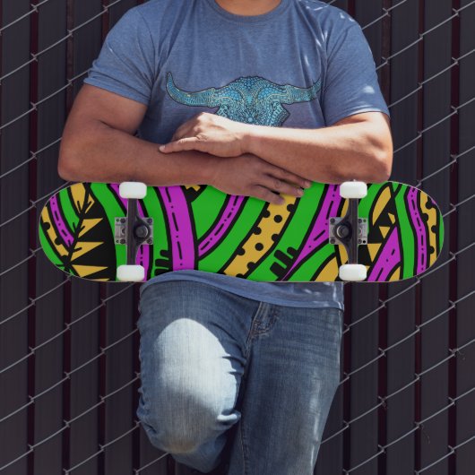 Doodle Abstrakt 34 Skateboard (Außenbereich 3)