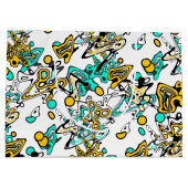 Doodle, abstrakt große geschenktüte (Rückseite)