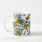 Doodle, abstrakt kaffeetasse (Links)