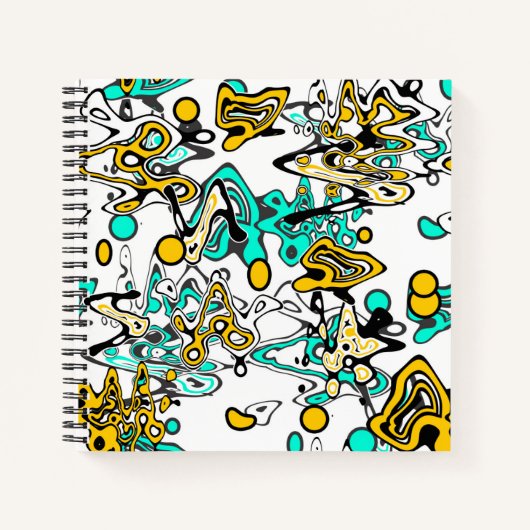Doodle, abstrakt notizblock (Vorderseite)