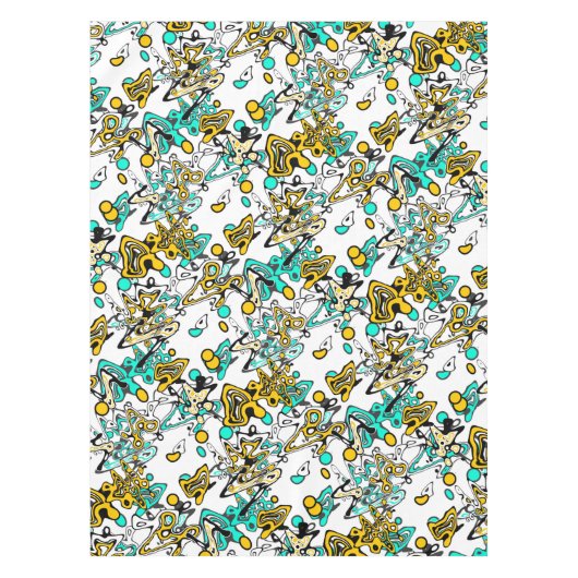 Doodle, abstrakt tischdecke (Vorderseite)