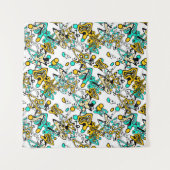 Doodle, abstrakt wandteppich (Vorderseite (Horizontal))