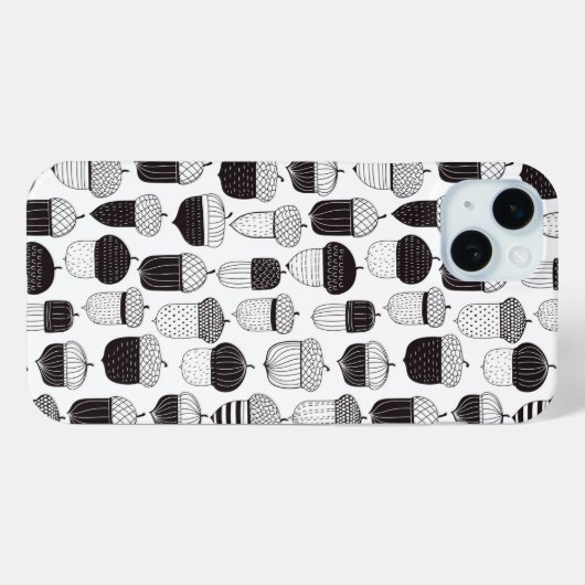 Doodle-Akkorde Herbstmuster Case-Mate iPhone Hülle (Rückseite (Horizontal))