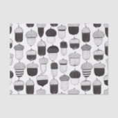 Doodle-Akkorde Herbstmuster Seidenpapier (Vorderseite)