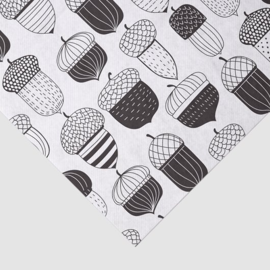 Doodle-Akkorde Herbstmuster Seidenpapier (Ausschnitt)