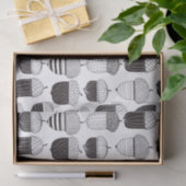 Doodle-Akkorde Herbstmuster Seidenpapier (Geschenk)