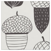 Doodle-Akkorde Herbstmuster Stoff (Nahaufnahme)