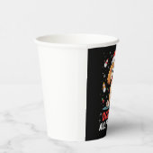 Doodle All The Way Funny Goldendoodle Santa Hat Ch Pappbecher (Rechts)