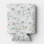 Doodle Alpaca Muster Dosenkühler (Rückseite)