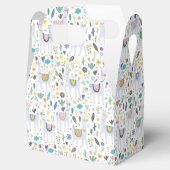 Doodle Alpaca Muster Geschenkschachtel (Geöffnet)