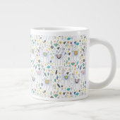 Doodle-Alpaca-Muster Jumbo-Tasse (Rechts)