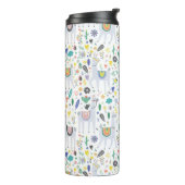 Doodle-Alpaca-Muster Thermosbecher (Nach links gedreht)