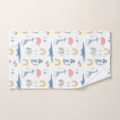 Doodle Animal Fun Muster Badhandtuch Set (Handtuch)