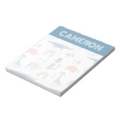 Doodle Animal Fun Muster Notizblock (Rotiert)