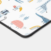 Doodle Animal Fun Muster Schreibtischunterlage (Ecke)