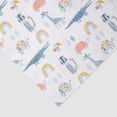 Doodle Animal Fun Muster Seidenpapier (Ausschnitt)