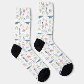 Doodle Animal Fun Muster Socken (Rechts)