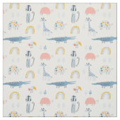 Doodle Animal Fun Muster Stoff (Muster)