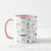 Doodle Animal Fun Muster Tasse (Links)