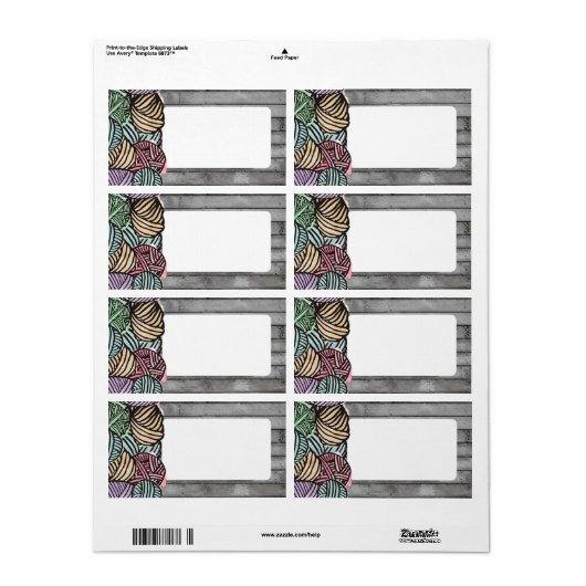 Doodle-Aquarellgarn Strickfaser (Vorne)